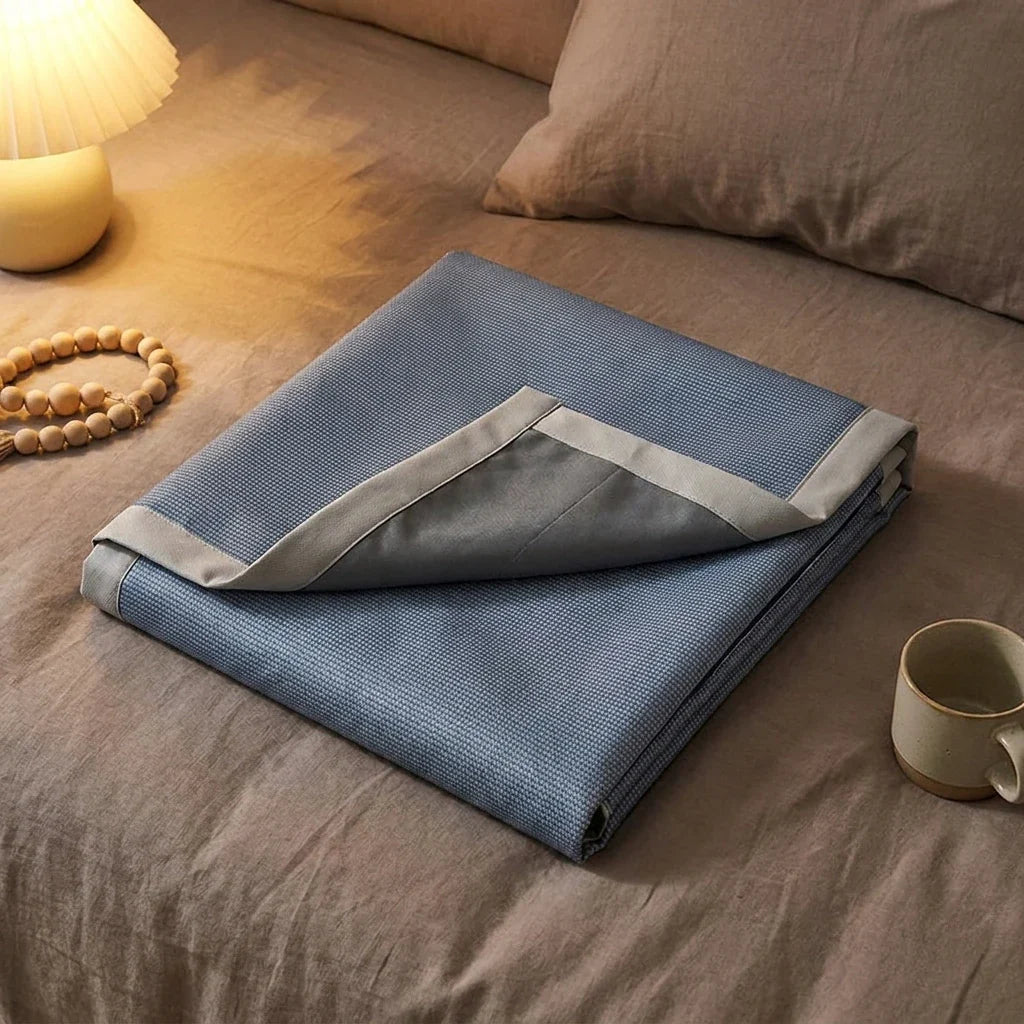 Foldable Cooling Mattress Topper with Pillowcases