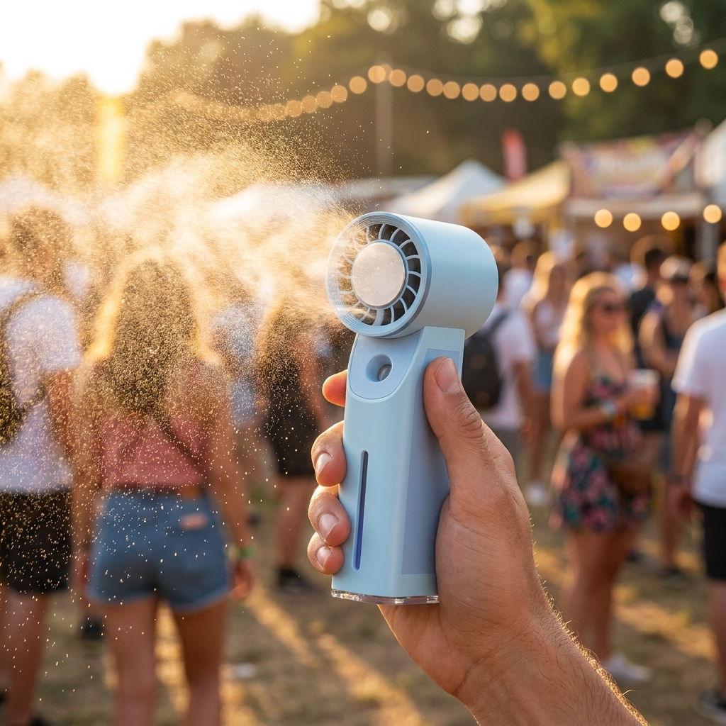 Handheld Misting Fan