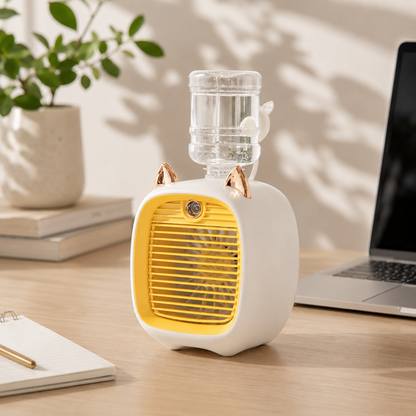 Mini Cat Mist Fan & Night Light