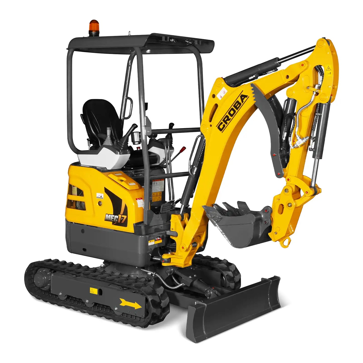 Mini Compact Excavator Kubota D902 Engine, 89” Max. Digging Depth, 4145 LBS Operating Weight, MEC17