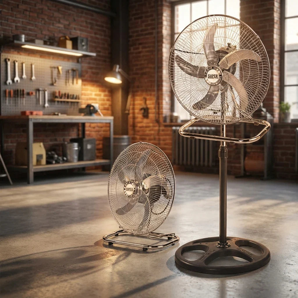 3-in-1 Industrial Metal Standing Fan
