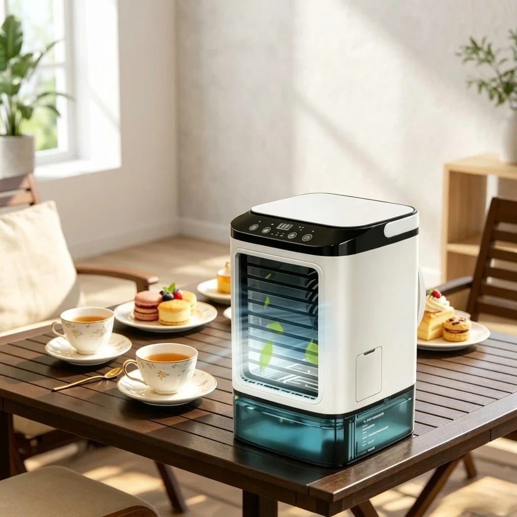 Mini Personal Air Cooler with Night Light