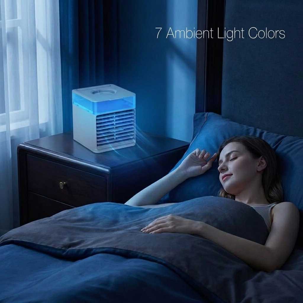 Mini Water-Cooled Spray Desk Fan