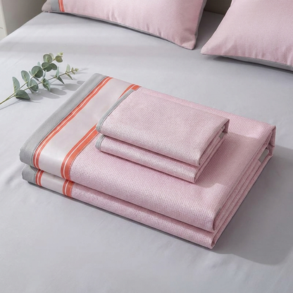 Foldable Cooling Mattress Topper with Pillowcases