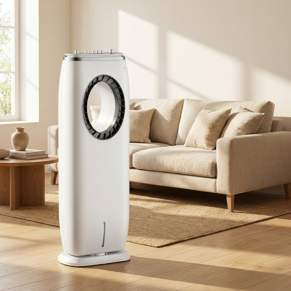 Leafless Water-Cooled Air Chiller with Remote