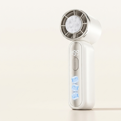 Handheld Ice Cooling Fan with 199 Speeds