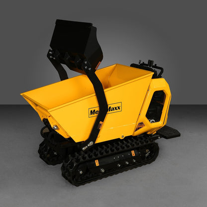 1800lb 420cc  E-start Gas Engine Stand-ON Hydraulic Track Dumper with Self-Loading , T80