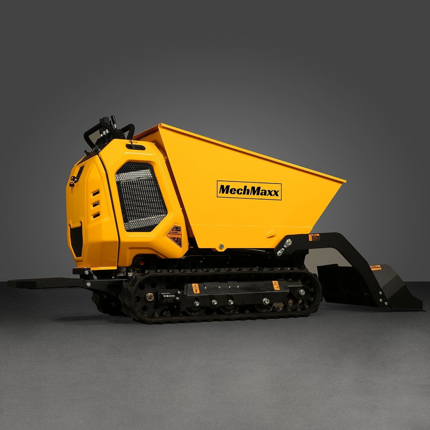 1800lb 420cc  E-start Gas Engine Stand-ON Hydraulic Track Dumper with Self-Loading , T80