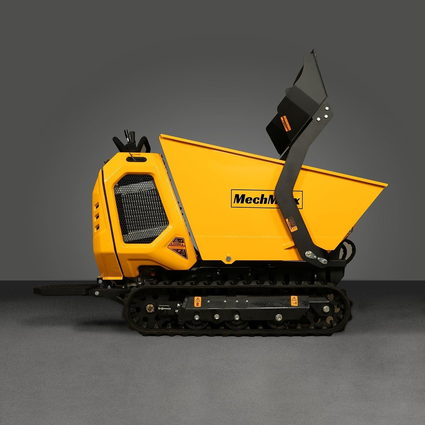 1800lb 420cc  E-start Gas Engine Stand-ON Hydraulic Track Dumper with Self-Loading , T80
