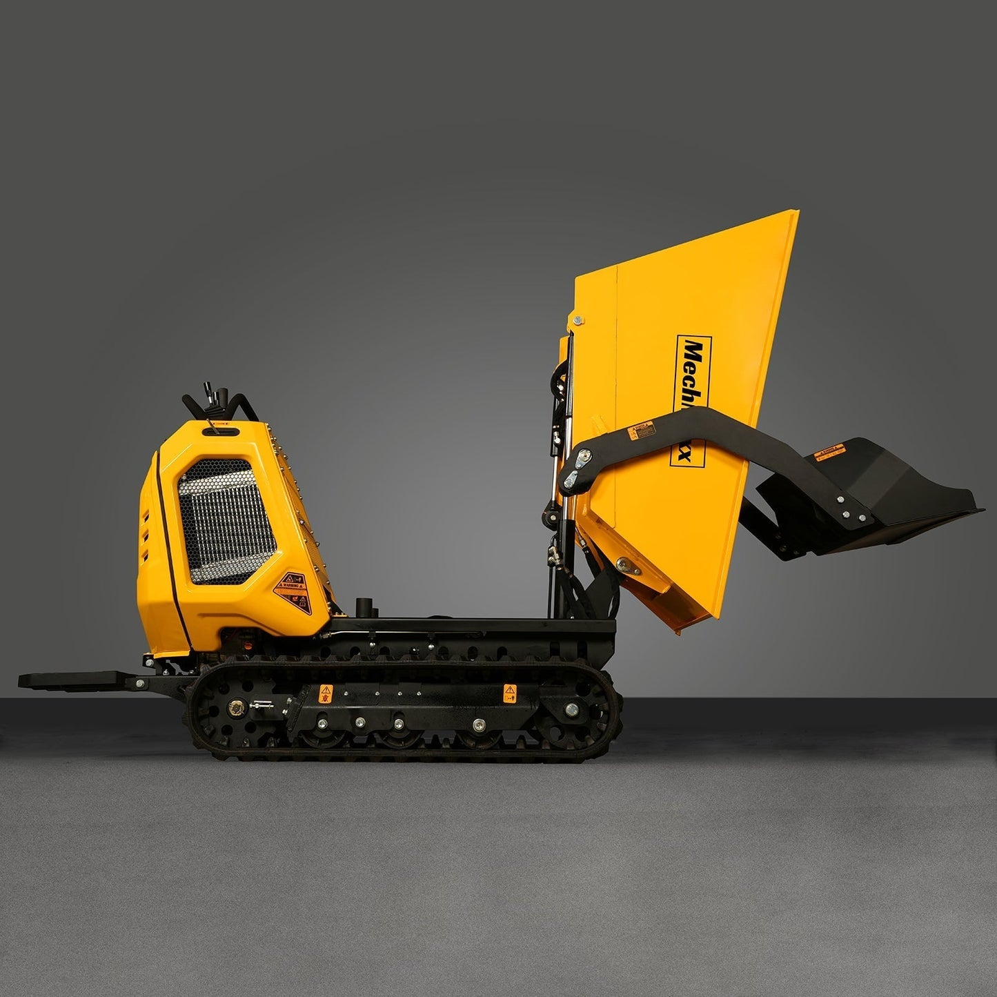 1800lb 420cc  E-start Gas Engine Stand-ON Hydraulic Track Dumper with Self-Loading , T80